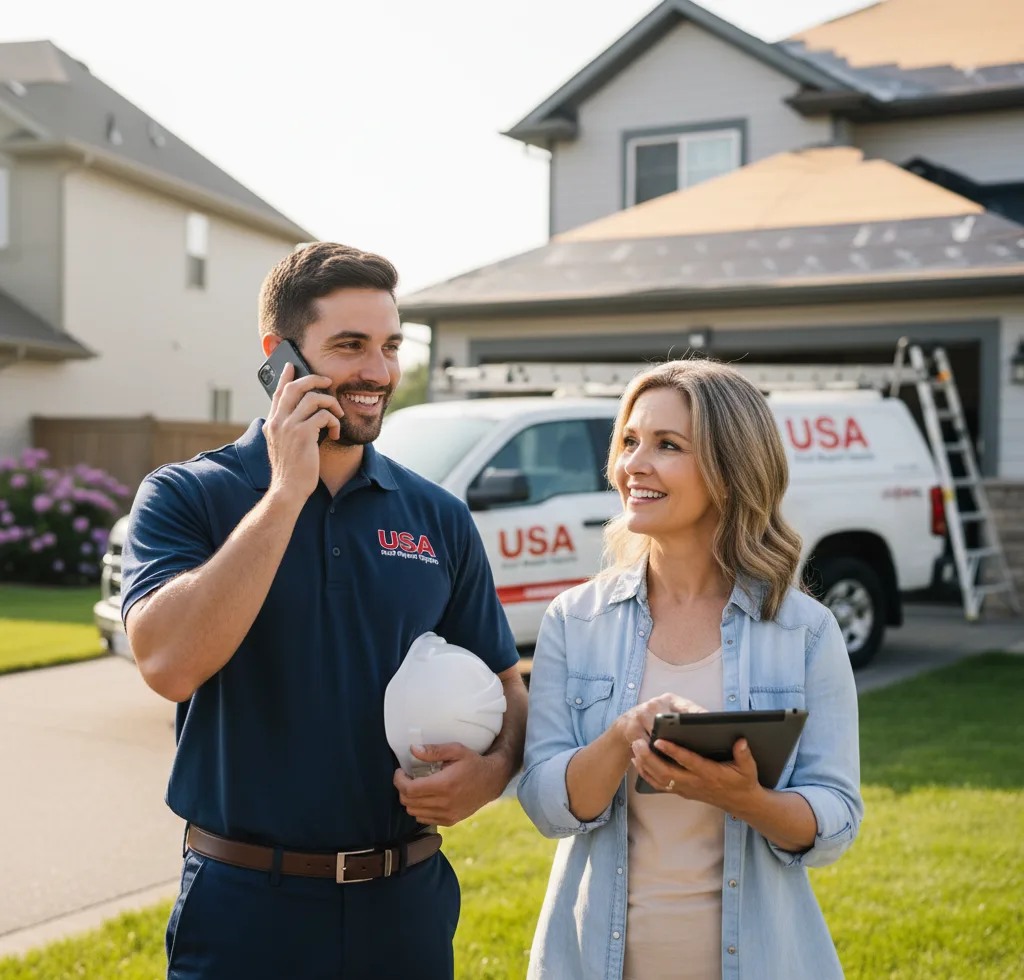 USA Roof Repair Experts customer support in Atchison
